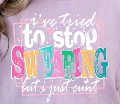 Stop swearing *glitter*