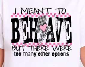 Meant to behave *glitter*
