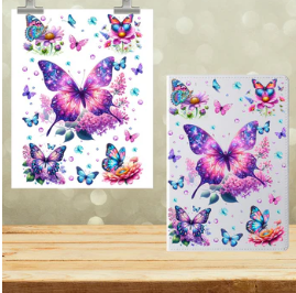 Purple butterflies