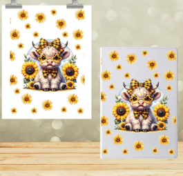 Sunflower cow