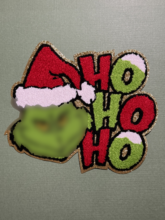 Green Guy HoHoHo PATCH