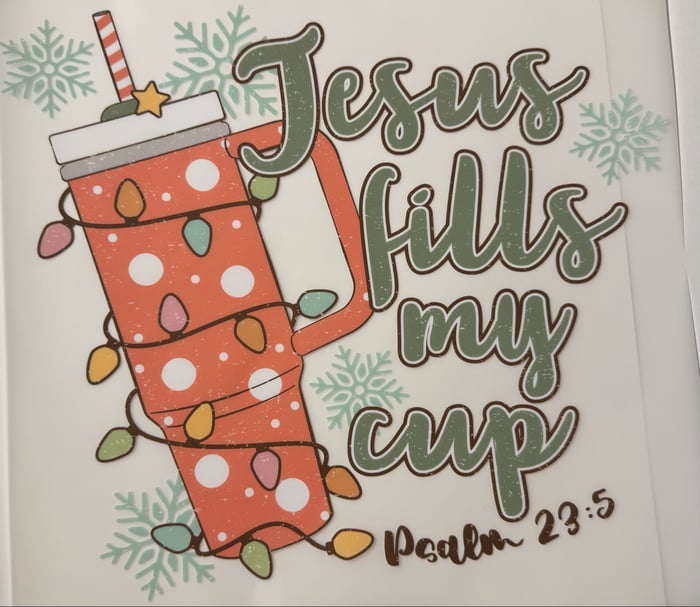 Jesus fills my cup