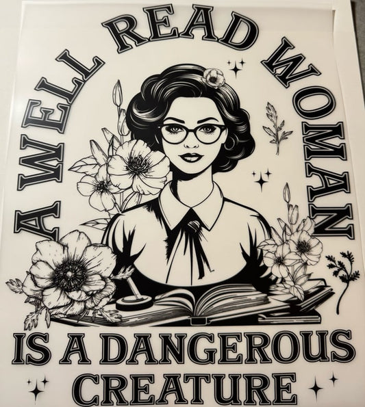Well read woman
